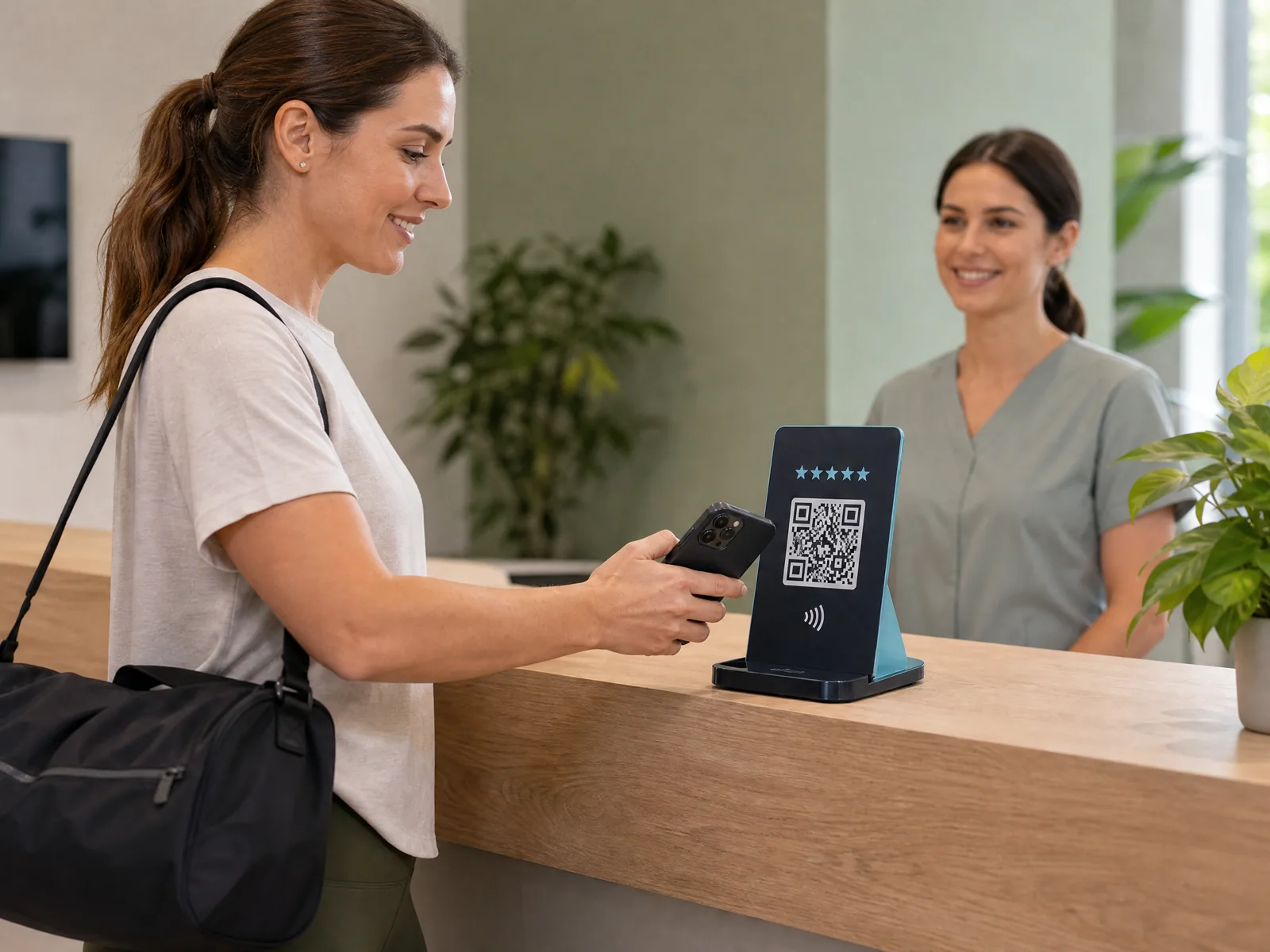 Google-Bewertungsaufsteller für Gesundheit & Praxen