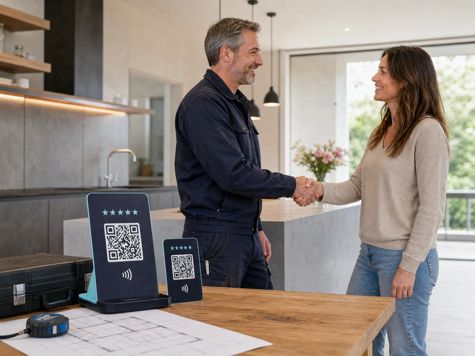 Handwerk Google-Bewertungsset