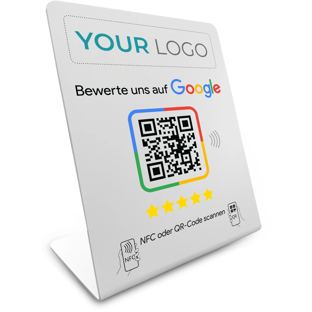 Google Review Booster mit Logo