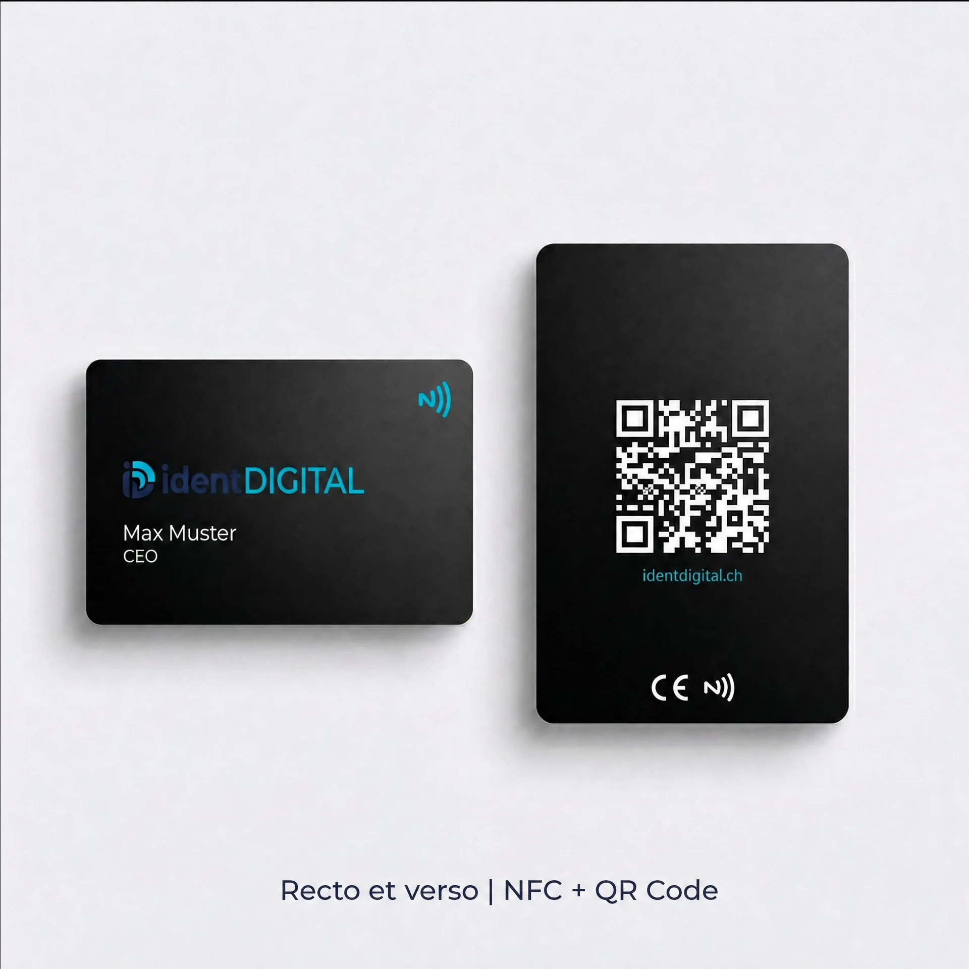 Carte de visite NFC en PVC